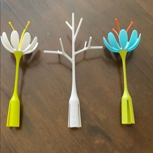 Gently used Boon drying rack accessories